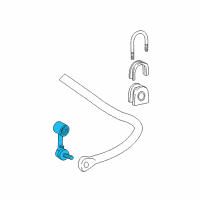 OEM Chevrolet Silverado 3500 Stabilizer Link Diagram - 15089907