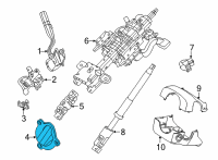 OEM 2021 Ford E-350 Super Duty Boot Diagram - LC2Z-3D677-B