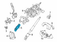 OEM 2022 Ford E-350 Super Duty Upper Shaft Diagram - LC2Z-3E751-A