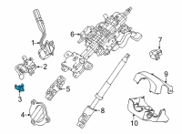 OEM Ford Shift Actuator Diagram - FL3Z-3Z719-C