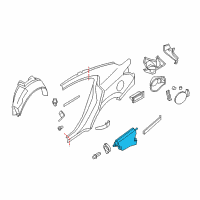 OEM 2021 Infiniti QX80 Actuator Assy-Fuel Lid Opener Diagram - 78850-1LA0A