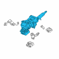 OEM 2019 Cadillac CTS Steering Column Diagram - 84533024