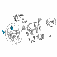 OEM Cadillac Range Sensor Diagram - 84633856