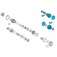 OEM 2017 Lexus NX300h Boot Kit, FR Drive S Diagram - 04428-78011