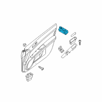 OEM Nissan Switch Assy-Power Window, Assist Diagram - 25411-ZJ60A