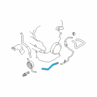 OEM 2006 Infiniti FX35 Hose-Water Diagram - 21306-AM606