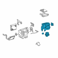 OEM Toyota 4Runner Blower Motor Diagram - 87130-35171