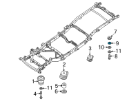 OEM Nissan Frontier Spacer Diagram - 53789-6401P