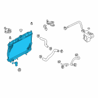 OEM 2003 Nissan Sentra Radiator Assy Diagram - 21460-4Z700