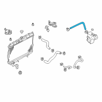 OEM 2004 Nissan Sentra Hose-Reserve Tank Diagram - 21741-6M110