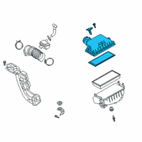 OEM 2022 Lexus NX450h+ Cap Sub-Assy, Air Cleaner Diagram - 17705-F0020
