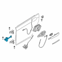 OEM BMW 640i xDrive Gran Turismo Rear Door Brake Diagram - 51-22-7-392-319