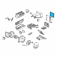 OEM 1994 GMC C3500 Seal - Core, Evap Diagram - 3090358