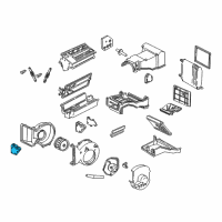 OEM 1996 GMC C1500 Actuator Diagram - 89018367