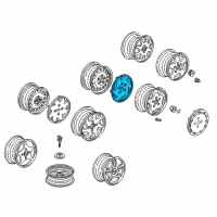 OEM 2002 Honda Accord Trim, Wheel (15X6 1/2Jj) Diagram - 44733-S87-A00