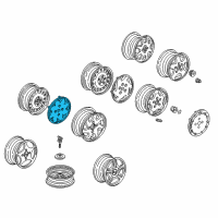 OEM Honda Trim, Wheel (15X6Jj) Diagram - 44733-S84-A10