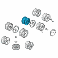 OEM 2000 Honda Accord Disk, Wheel (15X6 1/2Jj) Diagram - 42700-S87-A01