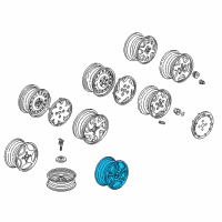 OEM 2004 Honda Accord Wheel, Split-Spoke (16") Diagram - 08W16-S0K-200G