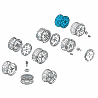 OEM 2002 Honda Accord Disk, Aluminum Wheel (15X6Jj) (Topy) Diagram - 42700-S84-A72