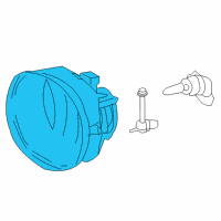 OEM 2009 Toyota 4Runner Lens & Housing Diagram - 81221-42061