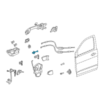 OEM 2010 Acura MDX Checker, Left Front Door Diagram - 72380-STX-A02