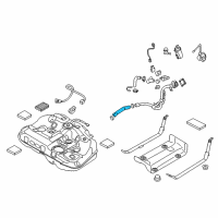 OEM 2015 Hyundai Sonata Hose-Fuel Filler Diagram - 31036-C2500