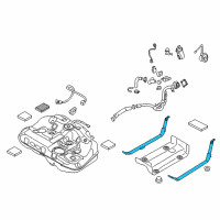 OEM Hyundai Sonata Band Assembly-Fuel Tank RH Diagram - 31211-C2500