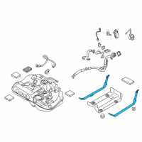 OEM 2018 Kia Optima Band Assembly-Fuel Tank Diagram - 31210D5500