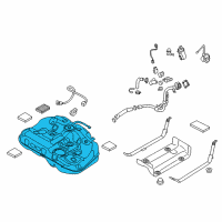 OEM Kia Optima Fuel Tank Assembly Diagram - 31150D5500