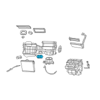 OEM 2008 Jeep Wrangler Resistor-Blower Motor Diagram - 68004196AA