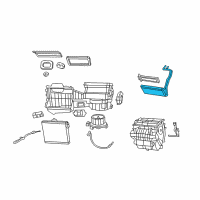 OEM Jeep Wrangler Core-Heater Diagram - 68004193AA