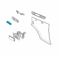 OEM Dodge B350 Pad & Plate Front Door ARMRE Diagram - L637LB7