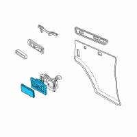 OEM 1994 Dodge B150 Interior Lights Diagram - 56007168