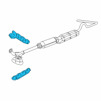 OEM 1995 Ford E-350 Econoline Club Wagon Manifold Diagram - F4TZ-9430-C