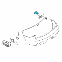 OEM Infiniti Q50 Distance Sensor Assembly Diagram - 28438-4HB4A