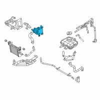 OEM 2019 Dodge Challenger Auxiliary Coolant Pump Diagram - 68370830AA