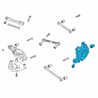 OEM 2019 Kia Stinger Carrier Assembly-Rear Axle Diagram - 52711J5000