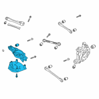 OEM 2018 Kia Stinger Arm Complete-Rear Lower Diagram - 55211J5000