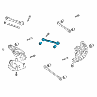 OEM 2021 Kia Stinger Arm Complete-Rear Upper Diagram - 55120J5000