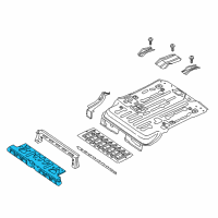 OEM Ford Transit Connect Front Floor Pan Diagram - DV6Z-6111160-D