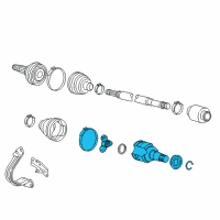 OEM 2013 Scion iQ Inner Joint Assembly Diagram - 43040-74030