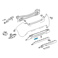 OEM 2015 Chevrolet Spark EV Reflector Diagram - 96844217