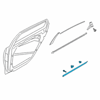 OEM 2020 Kia K900 MOULDING Assembly-W/LINE Diagram - 87721J6000