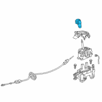 OEM 2015 Chevrolet Cruze Shift Knob Diagram - 95976137