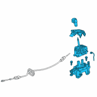 OEM Chevrolet Gear Shift Assembly Diagram - 95405019