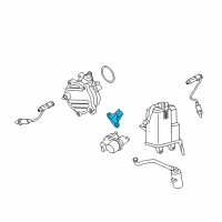 OEM 2012 BMW X5 Manifold Absolute Pressure Sensor Diagram - 13-62-7-585-492