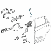 OEM Acura Rod Set Right, Rear Diagram - 72613-TJB-305