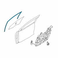 OEM Hyundai Run Assembly-Front Door Window Glass LH Diagram - 82530-3X000