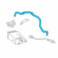 OEM 2020 Lexus ES350 Hose, Fuel Vapor Fee Diagram - 23826-31490