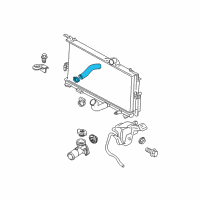 OEM 2001 Dodge Neon Hose-Radiator Inlet Diagram - 5278800AD